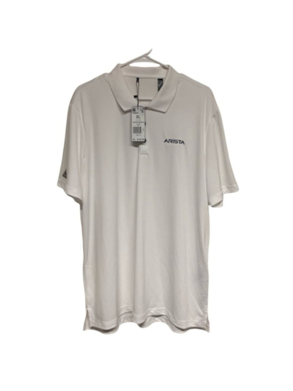Adidas golf white polo short sleeve athletic sporty breathable mens size XL NEW - Picture 3 of 15